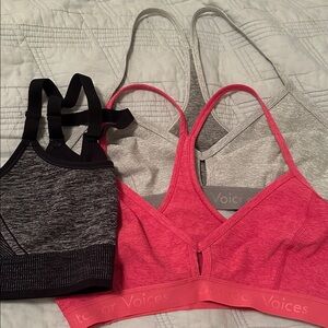 Lot of 3 Outdoor Voices Sports Bra Tops Yoga Pilates